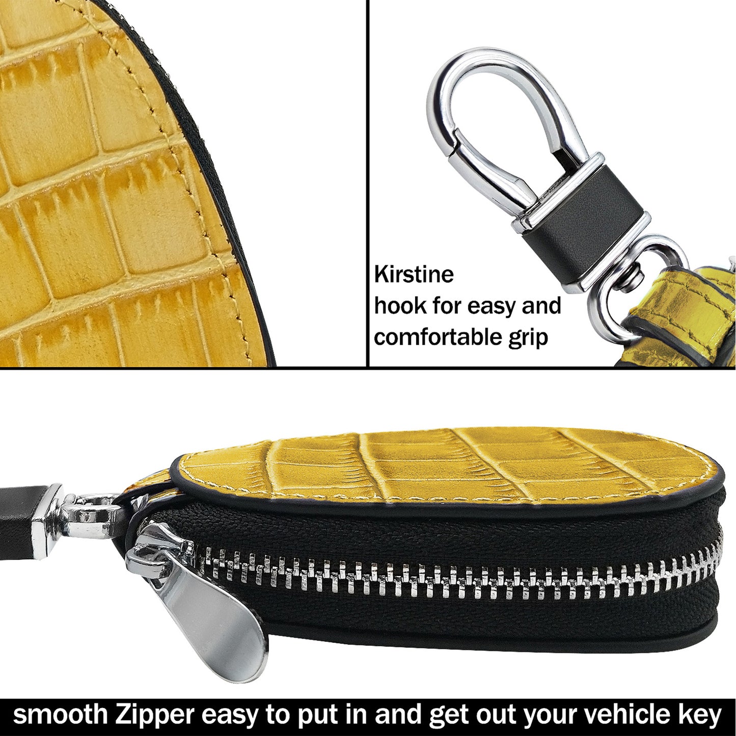 GENUINE LEATHER KEY FOD HOLDER & SLIM CARD WALLET