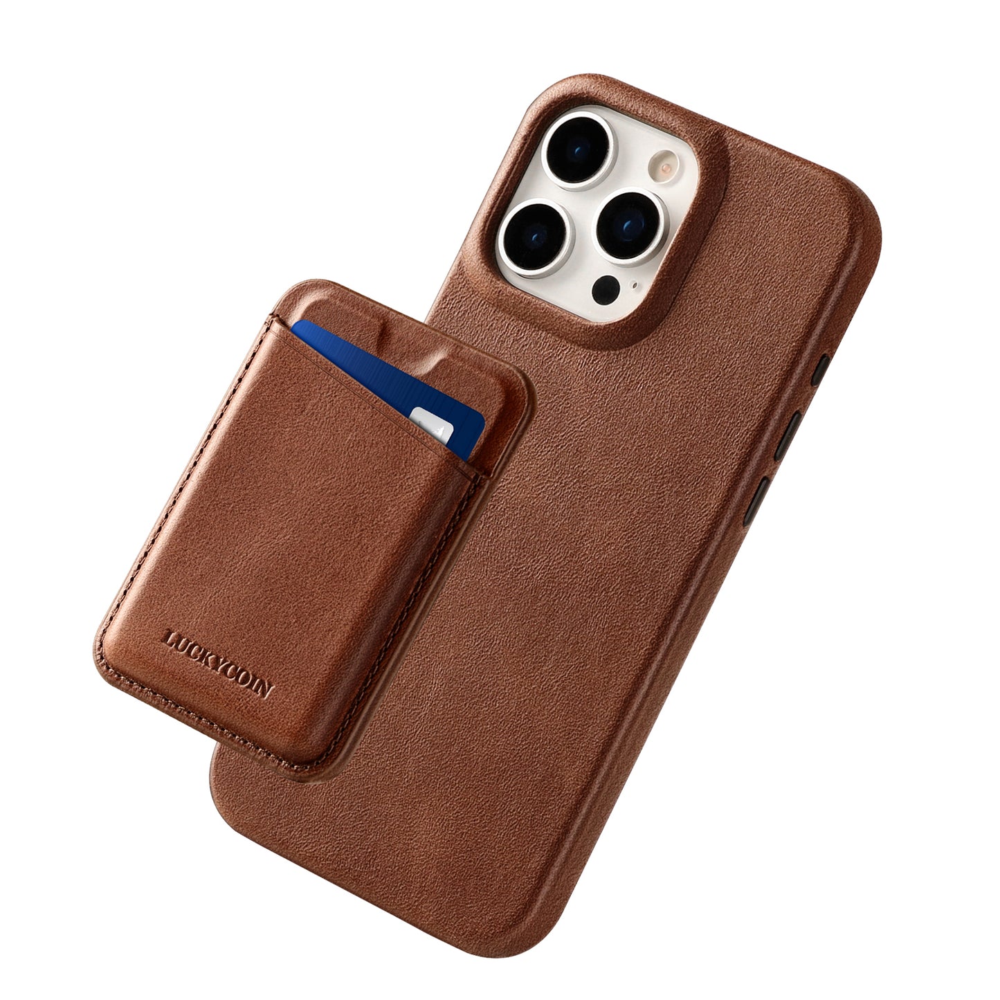 MAGSAFE LEATHER WALLET WITH CASE