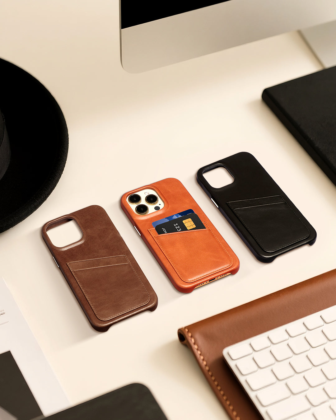 IPHONE PURSE WITH 2 CREDIT CARD HOLDER