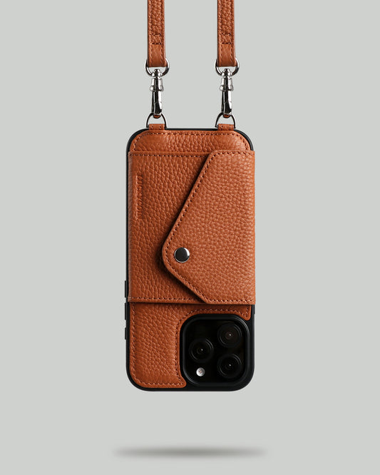 IPHONE CROSSBODY CASE|FULL-GRAIN LEATHER