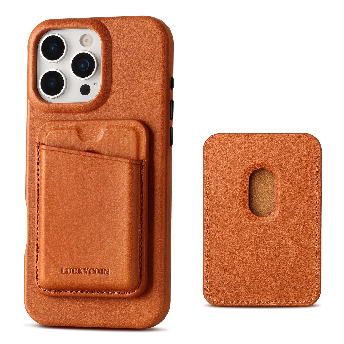 MAGSAFE LEATHER WALLET WITH CASE