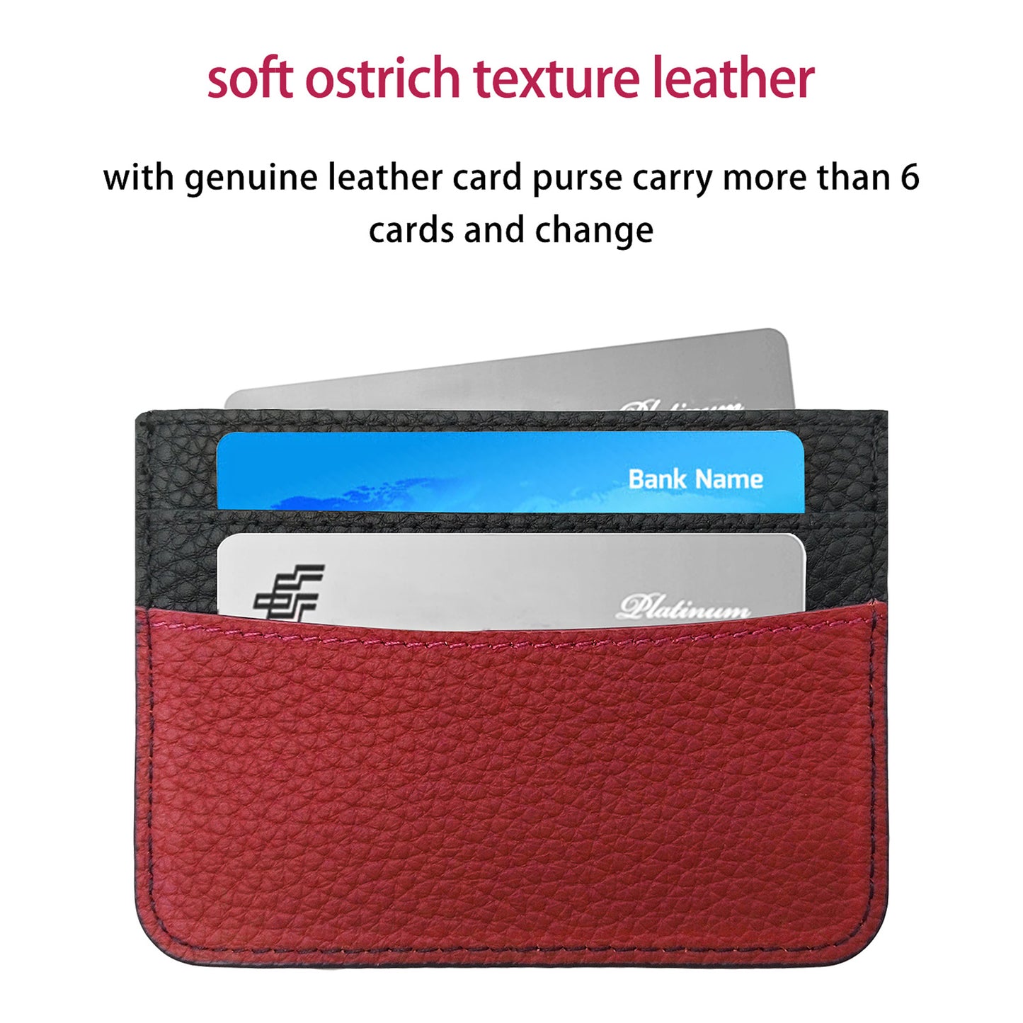 GENUINE LEATHER KEY FOD HOLDER & SLIM CARD WALLET