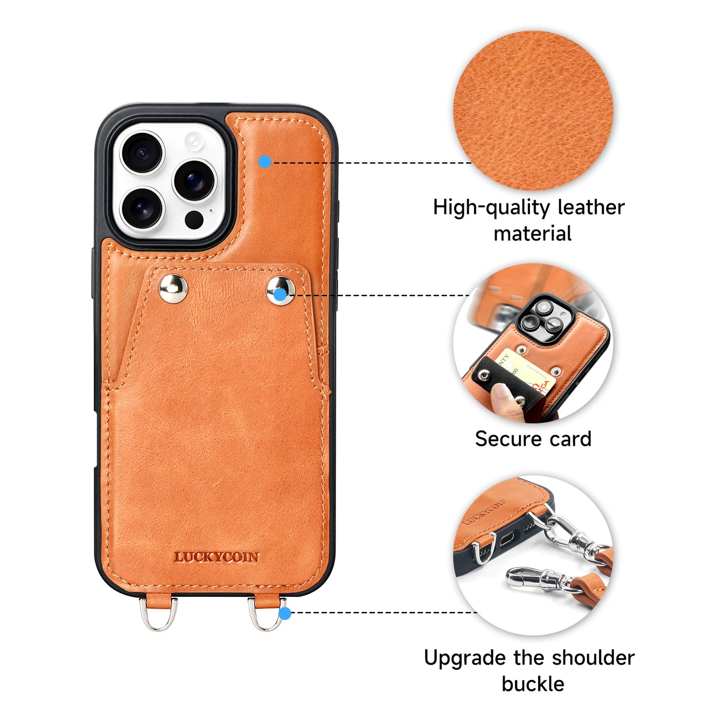 FUNDA DE CUERO PARA TELÉFONO | ESTAMPADO RETRO
