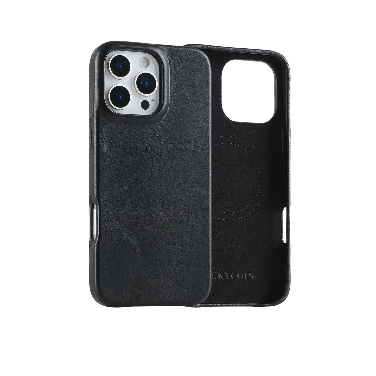 MAGSAFE CASE|FULL-GRAIN LEATHER|BLACK