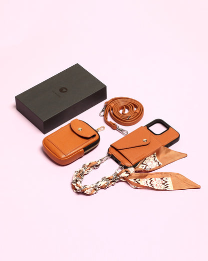 FUNDA BANDOLERA PARA IPHONE | ESTAMPADO LICHI 