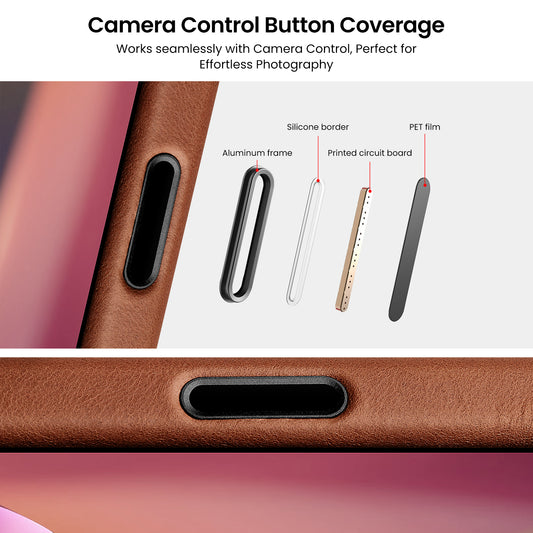 MAGSAFE CASE|FULL-GRAIN LEATHER|DARK BROWM