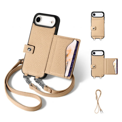 MagSafe Bifold Wallet Crossbody Case | Beige