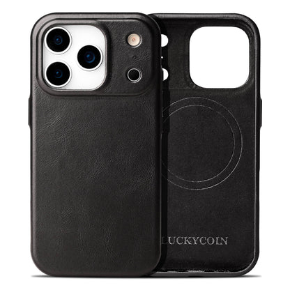Full-Grain Leather Phone Case | Black