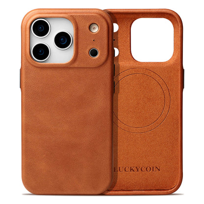 Full-Grain Leather Phone Case | Brown
