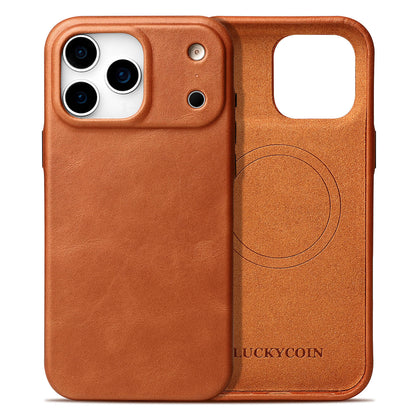 Full-Grain Leather Phone Case | Brown