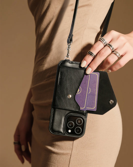 IPHONE CROSSBODY CASE|RETRO PATTERN