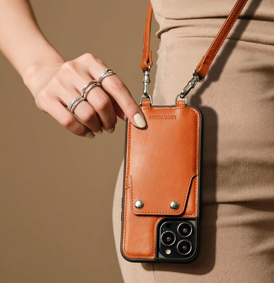 IPHONE CROSSBODY SLIMSNAP CASE|RETRO PATTERN