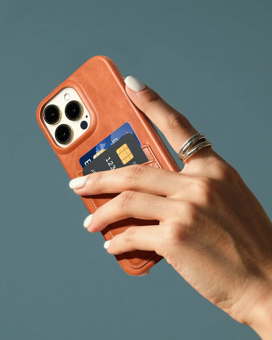 IPHONE PURSE WITH 2 CREDIT CARD HOLDER