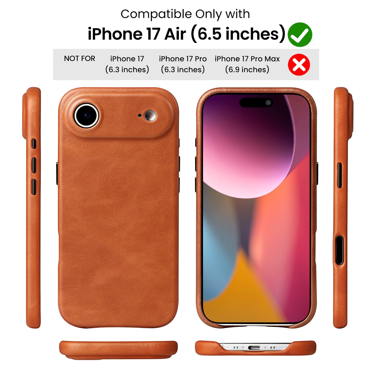 MAGSAFE CASE|FULL-GRAIN LEATHER|BROWN