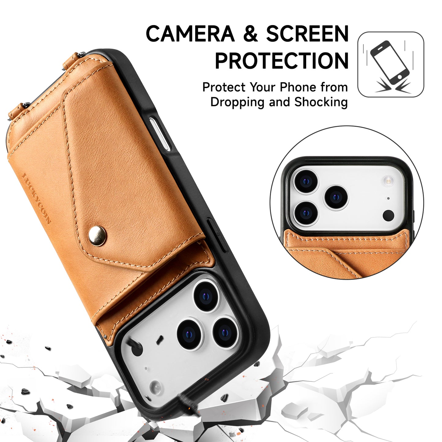 IPHONE CROSSBODY CASE|RETRO PATTERN
