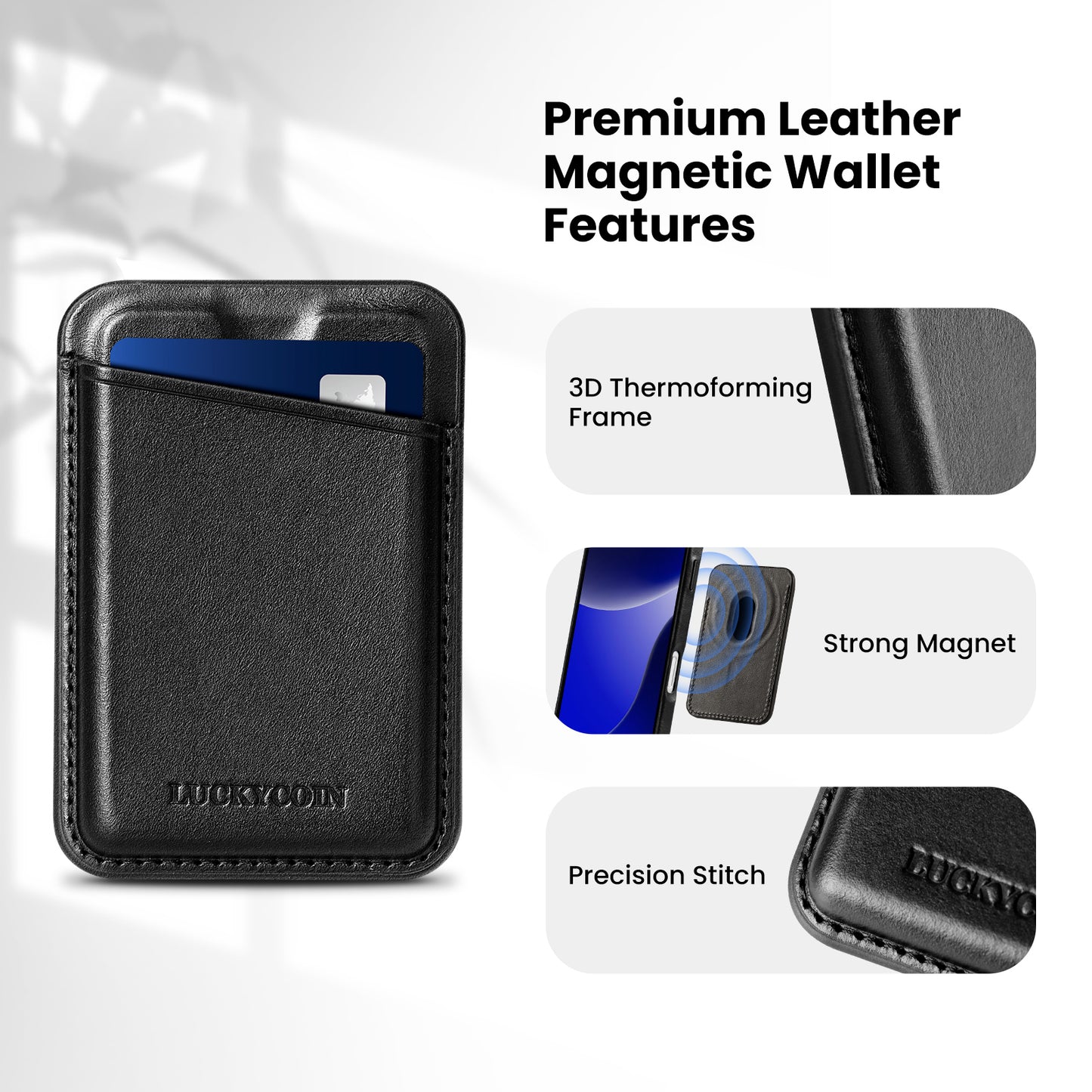 MAGNETIC WALLET | FULL GRAIN LEATHER