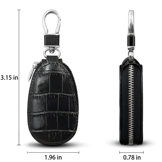 GENUINE LEATHER KEY FOD HOLDER & SLIM CARD WALLET