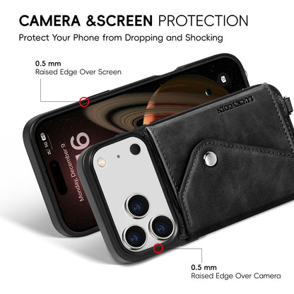 IPHONE CROSSBODY CASE | BLACK VINTAGE