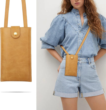 Leather Crossbody Bags with Credit Card Slots