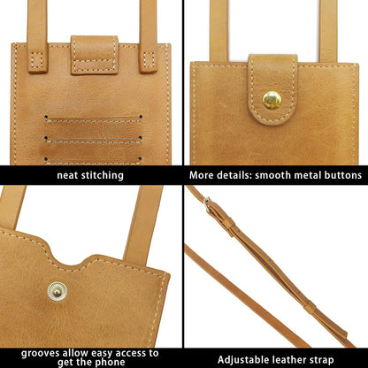 Leather Crossbody Bags with Credit Card Slots