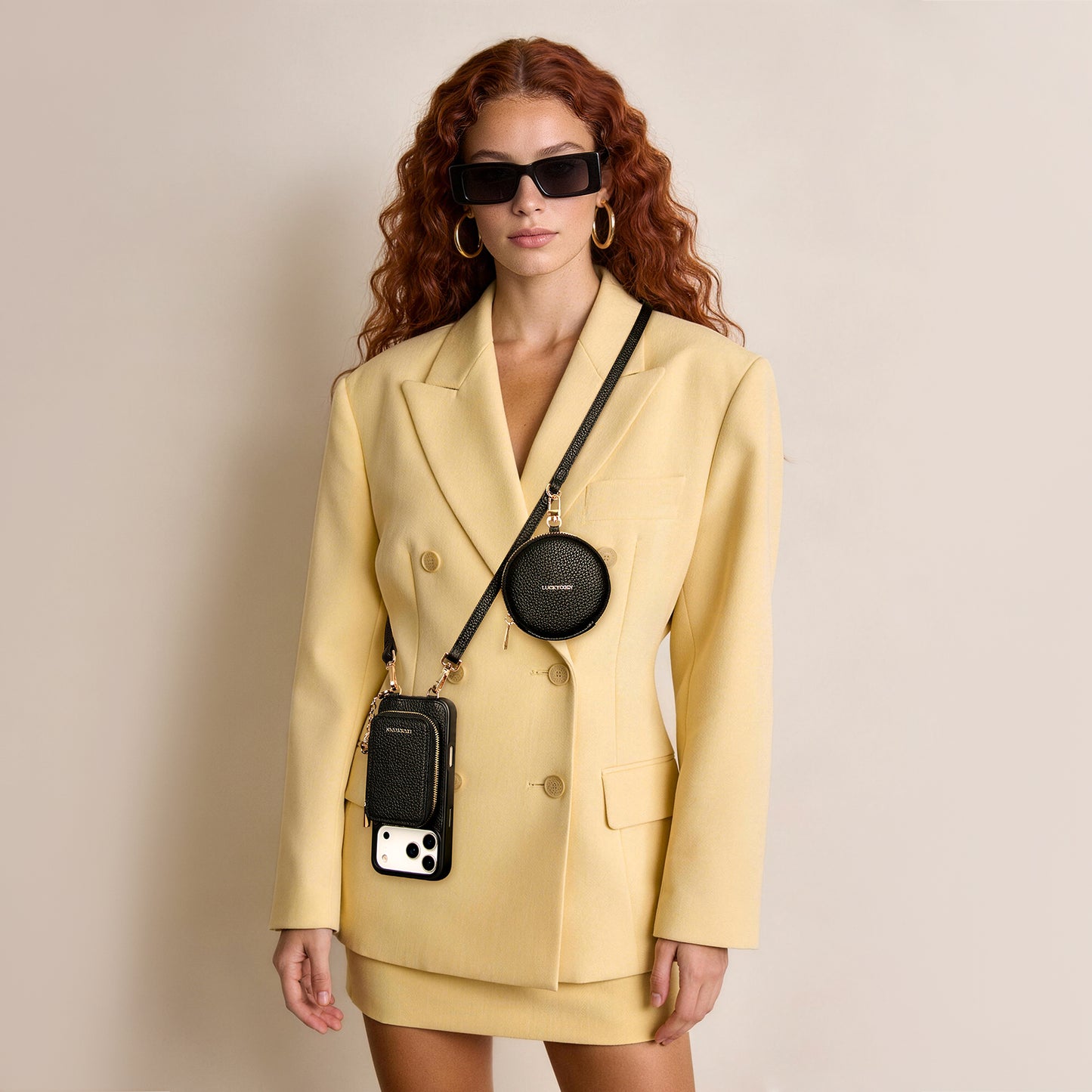 DETACHABLE MAGSAFE CROSSBODY WALLET CASE