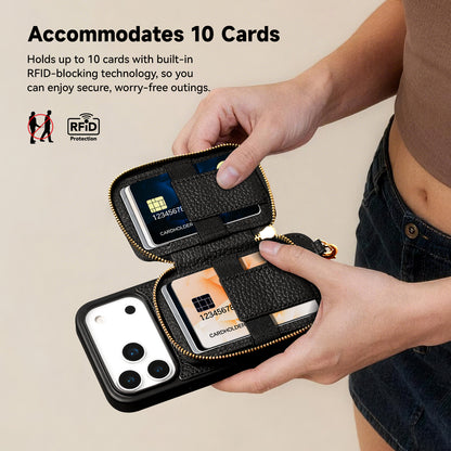 DETACHABLE MAGSAFE CROSSBODY WALLET CASE