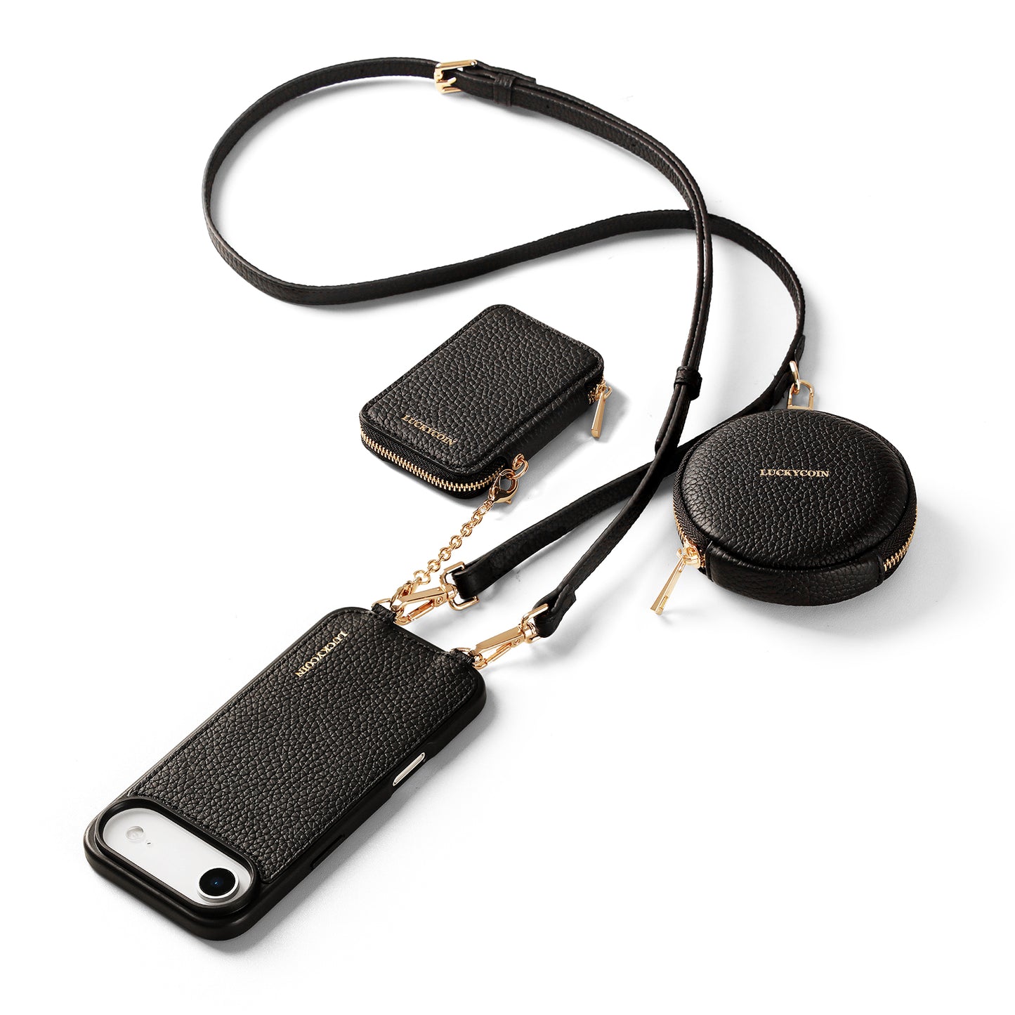 DETACHABLE MAGSAFE CROSSBODY WALLET CASE