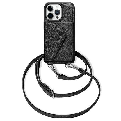 IPHONE CROSSBODY WALLET CASE | LITSCHI-MUSTER 